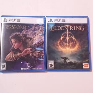 PS5 RPG Game LOT (ELDEN RING, FORSPOKEN)